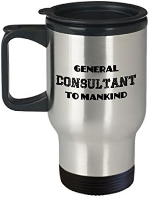 Smiješan simpatičan jedinstveni savjetnik kafe Travel krig konsultantski čaj savršen za muškarce Generalni