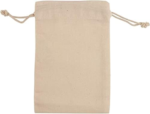 veleprodaja platnene 50ps pamučne torbe pamučne Muslin torbe torba za Muslin za vjenčanje Favor i DIY Craft 4X5, 8 inča