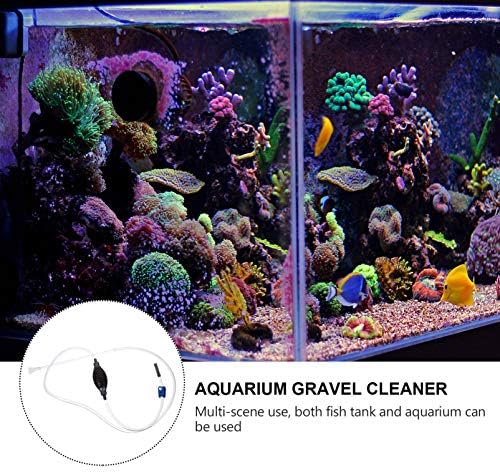 Doitool alat za čišćenje akvarijuma sifon čistač šljunka akvarijski usisivač sifon pumpa za promjenu