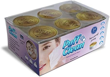 Pufai Puff Clean Sredstvo Za Uklanjanje Šminke Maramice Towelettes 24 Kapsule
