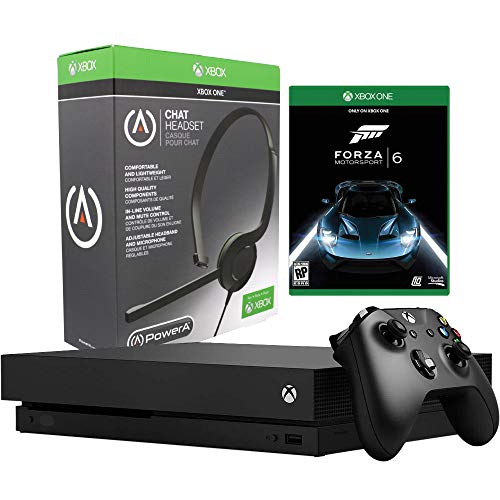 Microsoft Xbox One X 1TB konzola sa chat slušalicama i za Forza Motorsport 6 paketa