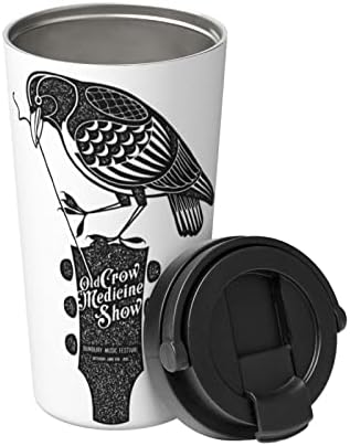 Vulvis star i Crow bend Medicinska tema Prikaži kriglu za kafu Tumbler izopačena od nehrđajućeg čelika Putni kup uredski čaj