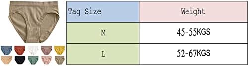 Ženska srednja struka pune boje rebrastom pamučne datoteke seksi prozračne bešavne gaćice gaćice Lane haljina