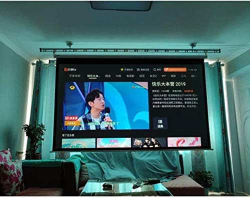 ZEELYDE ekran projektora, kućni prenosni prenosivi podesivi ručni ekran zaslon za zaključavanje projektora