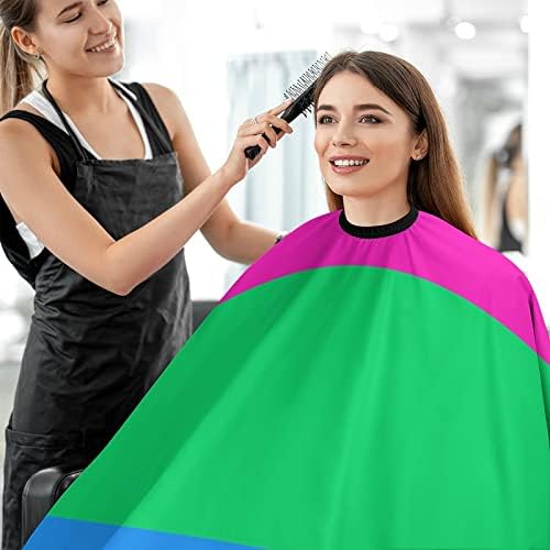 Polisteksualna funkcija ponosa LGBT brijač za rezanje kose Kape vodootporni ogrtač za šišanje sa podesivim zatvaračem učvršćivanje Frizerskih boja