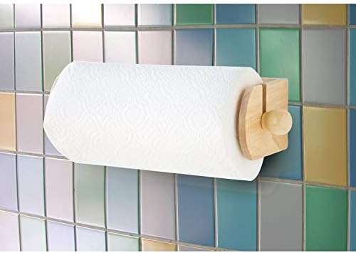 MISC zidni držač ručnika za papir-4090 smeđe drvo