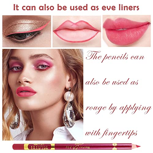 Stay Golden Cosmetics Glitter Ruž Za Usne To Liner Non-Marking Liner Waterproofs Outline Wenxiu Eyeliner