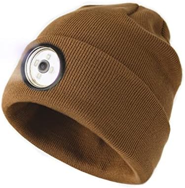 Camptrace LED Beanie Hat za muškarce Unisex pokloni Topla kompaktna beanie sa lakim punjivim zimskim