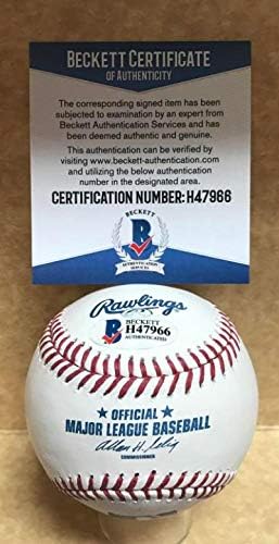 Bobby Valentine Mets / Dodgers potpisao je auto M.L. Bejzbol Beckett H47966