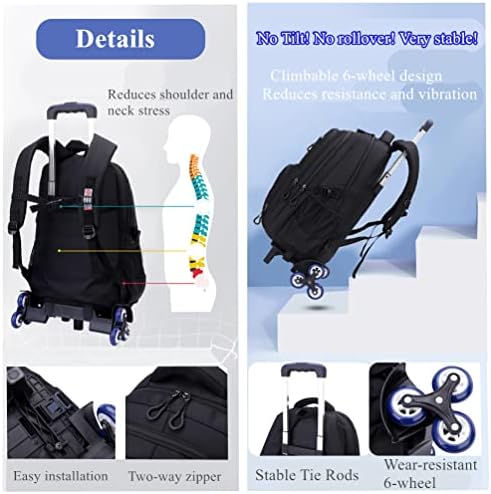 EKUIZAI jednobojne torbe za kolica velikog kapaciteta za srednjoškolce ruksak za dječake Osnovna