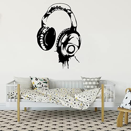 RTYUIHN Igra Slušalice Zidne naljepnice Dekoracija Gamer slušalice Vinilne zidne naljepnice Dječja soba Game Soba Wall Art Poster