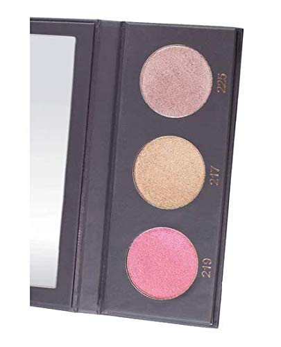 KAB Cosmetics-Glowmeup Palette-Glow Powder Highlighter Makeup Compact-Ultra-Fine pigment Shimmer
