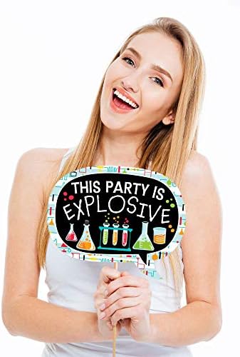 Big Dot of Happiness Funny Scientist Lab-Mad Science Baby Shower ili Birthday Party Photo Booth