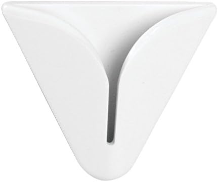 ideign samoljepljivi stalak za peškire i držač za kuhinju i kupatilo, pakovanje od 2 komada, dimenzija 1,2 x 4,1 x 6,7, bijeli