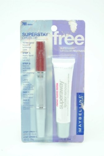 Maybelline SUPERSTAY LIPCOLOR + besplatno Superaway sredstvo za uklanjanje Lipcolor 765 Raisin