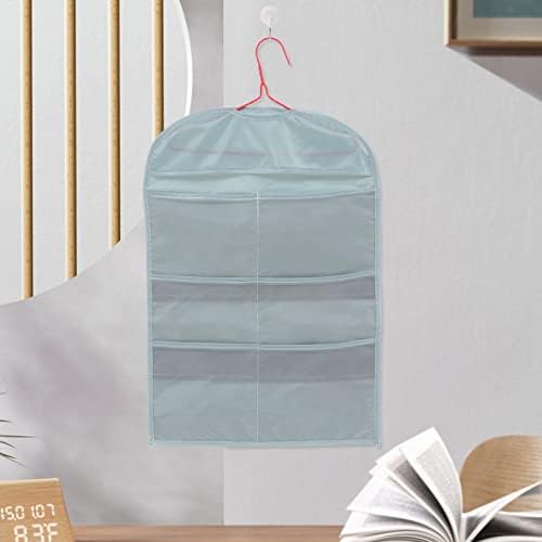 ALREMO XINGHUANG-1 Set zidna viseća torba za odlaganje vodootporna preko Ormara za vrata Organizator visećih džepnih pamučnih kutija za organizatore za spavaću sobu dom plava
