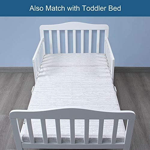 Krevetna suknja sa 4 strane plisirani Ruffle za bebu sa vodootpornim krevetom za malu djecu / madracem