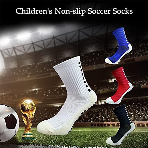Aruweoi Kids Soccer Socks non kliznite fudbalske sportove protiv klizanja Grip Sock Soccer 7-12 godina