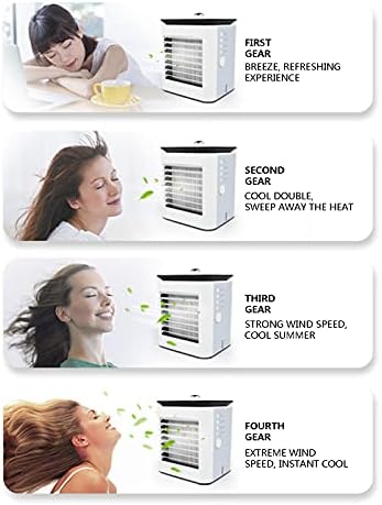 Evaporativni mini klima uređaj, lični hladnjak zraka, ventilatori za hlađenje, mini klima uređaj sa 4 brzine