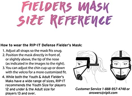 RIP-IT / Play Ball-maske za bejzbol igrača za djevojčice