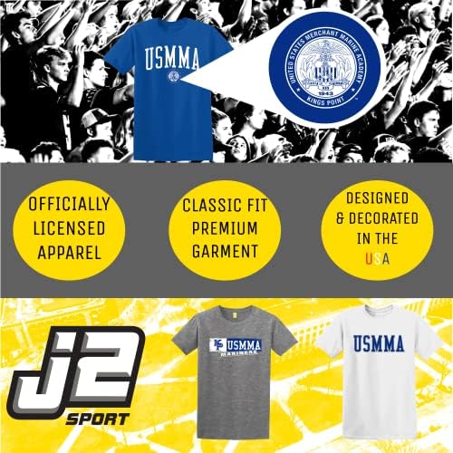 J2 Sport Sjedinjene Države Merchant Marine Academy Kings Point Mariners Majica - NCAA Unisex Tee