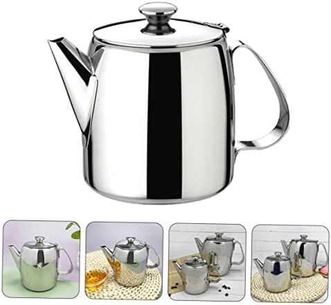 Upkoch nehrđajući čelik Pot metalni čajnik metal kava od nehrđajućeg čaja čajnik maslinov ulje boca soja umaka za umak za kuhanje vode čajnik za čaj za čaj za čaj za čaj za čaj od čajnika