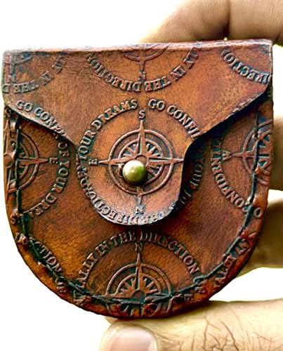 Mesing antikni džepni kompas, Thoreauov citat, samouvjereno ide u smjeru svojih snova / radnog kompasa,