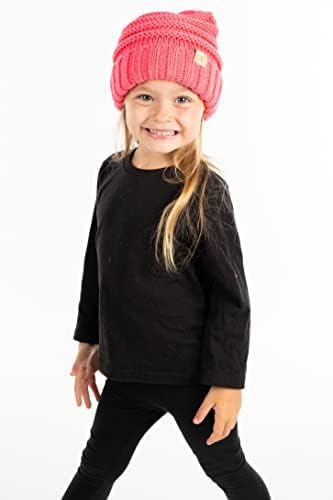 Funky Junque Knit Beanie Hat za djecu za bebe prevelizirani Chunky Winter Slouchy kape Ski Cap Boys