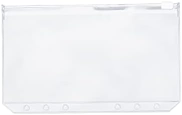Risbay 12kom prozirnih A6 torbi sa zatvaračem PVC džepovi sa patentnim zatvaračem Planer umetci