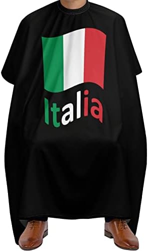 Italija Italia Italijanska zastava Vodootporna frizura Cape brijač za rezanje kose Rupica za kosu s podesivim