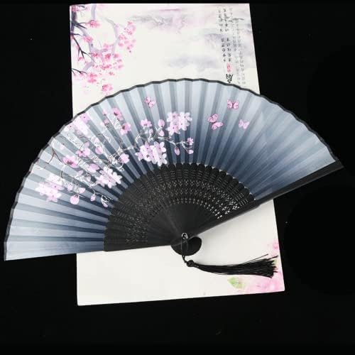 Xialon 1pc 21cm sklopivi ventilator kineskog stila plesa ženski ventilatorski ljetni antikni