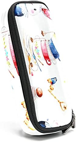 GUEROTKR pernica, torbica za olovke, torbica za olovke, torbica za olovke, mala torbica za olovke, apstraktni uzorak akvarela doodle