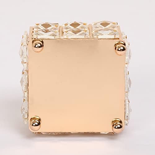 Kristalna kutija za nakit sa poklopcem sitnica za čuvanje blaga kutija za nakit