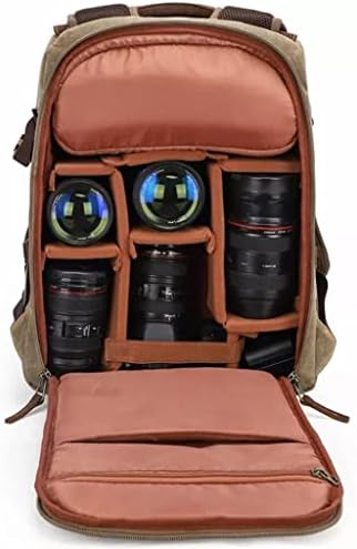 SDEWFG Retro Batik vodootporno platno velikog kapaciteta kamera Video ruksak Travel Casual Mens DSLR fotografija ramena torba za stativ