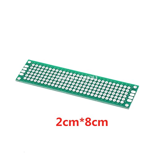 4kom / lot 5x7 4x6 3x7 2x8cm 5 * 7 4 * 6 3 * 7 2 * 8 dvostrani prototip bakra PCB univerzalna ploča pećinska ploča zelena