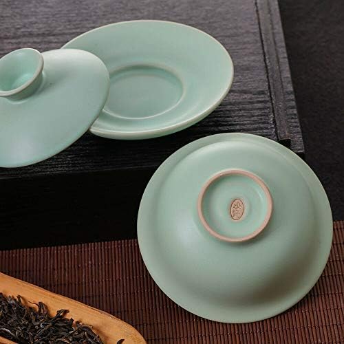 Porculan natkrivena posuda Ru Pecn Celadon Sanceine Bowl Gongfu Ruyao Gaiwan 150ml Izdržljiv čajni setovi