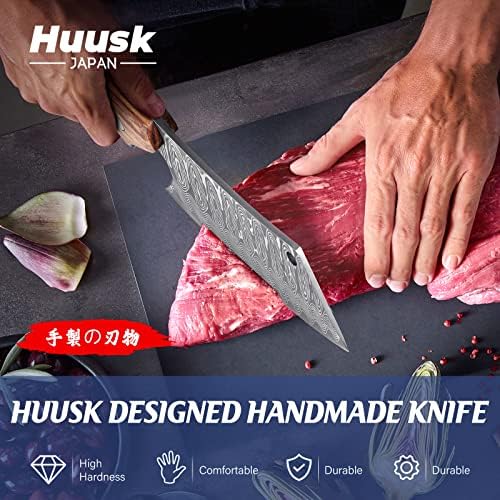 Huusk ručni kovani nož za sečenje mesa sa nadograđenim vikinškim noževima ručni kovani nož za