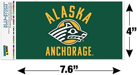 Grafika i više Univerzitet na Aljasci Anchorage Seawolves Logo Automotive Automobil Locker naljepnica