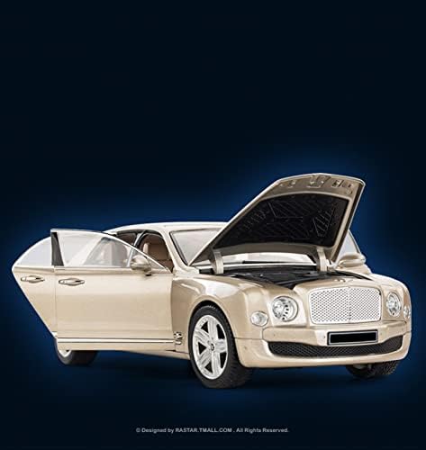 APLIQE maketa vozila za Mulsanne legure livenje pod pritiskom Model automobila Zlatna Crna kolekcija