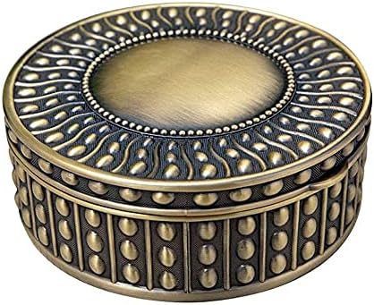 Kingx Creative nakit za skladištenje nakita Europski stil Dot Nakit Organizator metalni okrugli nakit nakit škrinja