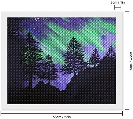 Aurora Pines Painting Diamond Painting setovi za odrasle Full Bušilica Dijamantna slika Zidna