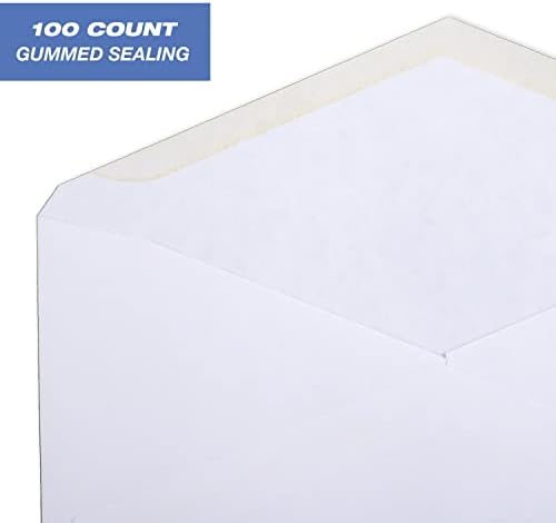 Mead 10 koverte ,gumirano zatvaranje, višenamjenski papir od 20 Ib, 4-1 / 8 x 9-1 / 2, obična