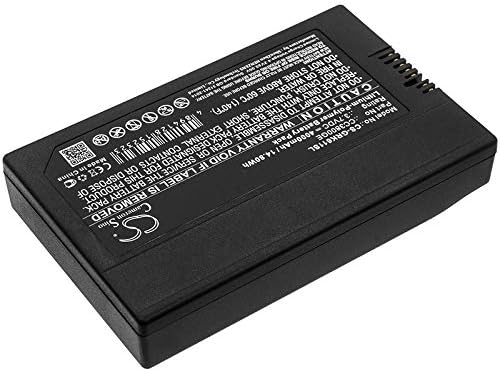 Jiajieshi baterija 4000mAh / 14.80Wh, zamjenska baterija Fit za GE DPI 612 Flex, Druck DPI 611, Druck DPI