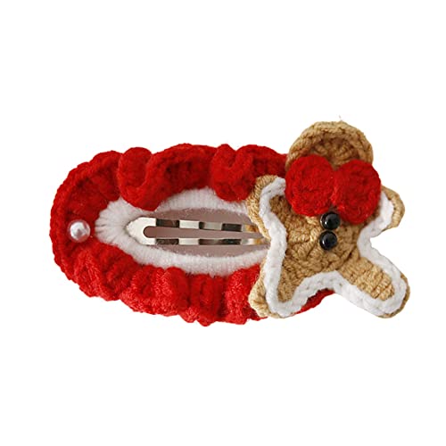 Božićna kosa Gingerbread Man Božićni šešir Santa Claus Elk Xmas Freess Freeress pribor za kosu