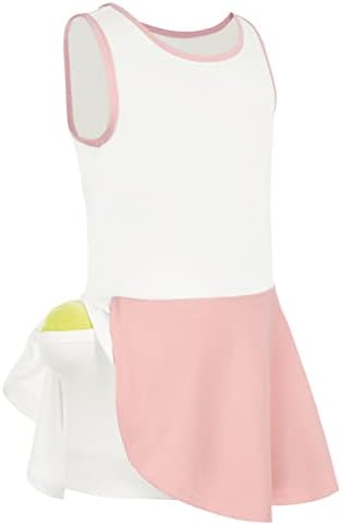 Jack Smith Youth Girls Tenis haljine bez rukava Golf Outfit School Sportska haljina sa džepovima