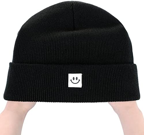 Američki trendovi Beanie šeširi za muškarce Zimska šešir Smiley Face Beanie Unisex pleteni zimski panijski kape