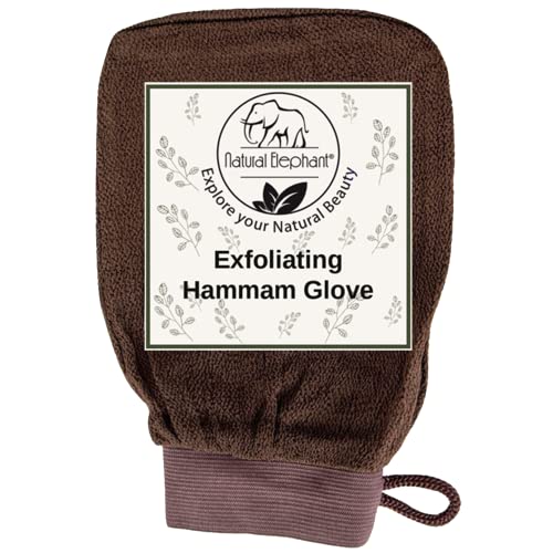 Prirodna rukavica za piling slonova Hamam rukavica-rukavice za piling lica i tijela 5 i 10 pakovanja