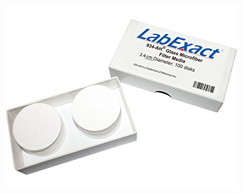 LabExact 1200025 stakleni Filter od mikrovlakana 934ah, borosilikatno staklo bez vezivanja, 1,5 µm,