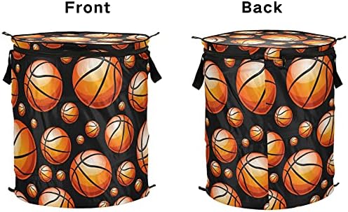Cartoon Košarka Pop Up korpa za veš sa poklopcem sklopiva korpa za odlaganje sklopiva torba za veš za organizaciju kampovanja