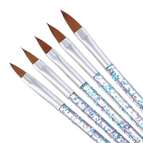 N / C Nail Art Liner Painting Brush Crystal Handle akril UV Gel Stripe Flower Painting rezbarenje olovka za crtanje